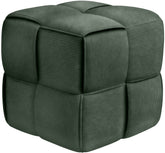 Sitzhocker Forinta Cord - dunkelgr�n