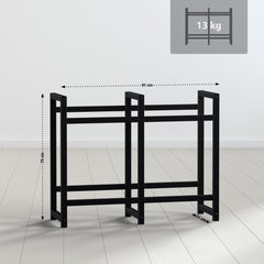 4er Getränkekistenständer Stack - schwarz by Dropshipping-Europe – Möbel