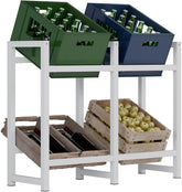 4er Getr�nkekistenst�nder Stack - wei� by Dropshipping-Europe – M�bel