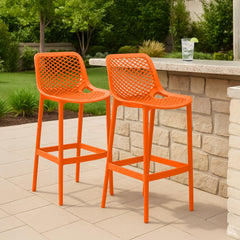 2er Set Barhocker Air - orange