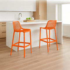 2er Set Barhocker Air - orange