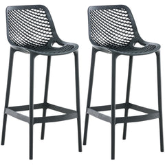 2er Set Barhocker Air - dunkelgrau