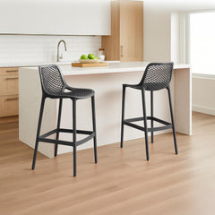 2er Set Barhocker Air - dunkelgrau