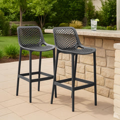 2er Set Barhocker Air - dunkelgrau