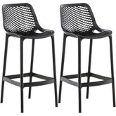 2er Set Barhocker Air - schwarz