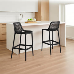 2er Set Barhocker Air - schwarz