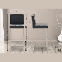 Barhocker Paros - schwarz - InfinityMarket