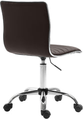 Arbeitshocker Alamosa Kunstleder - braun