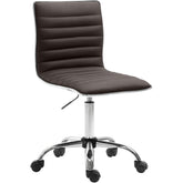 Arbeitshocker Alamosa Kunstleder - braun