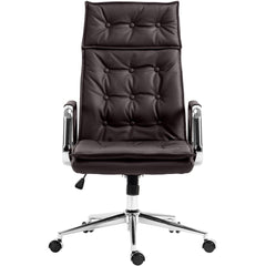 Bürostuhl Sotira Echtleder - braun