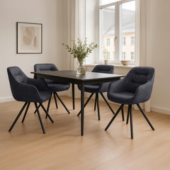 Stuhl Russel Vintage - schwarz