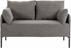 Ziden Couch 2 Sitzer Stoff - taupe