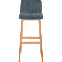 Barhocker Hoover Stoff Natura - blau