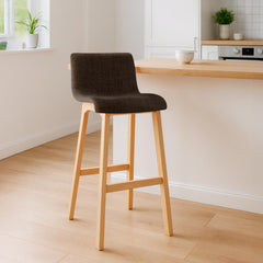 Barhocker Hoover Stoff Natura - braun
