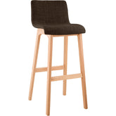 Barhocker Hoover Stoff Natura - braun