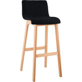 Barhocker Hoover Stoff Natura - schwarz