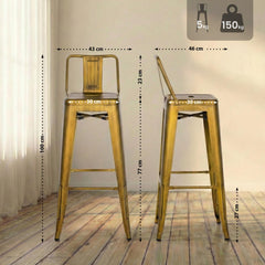 Barhocker Mason - gold