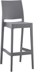 Barhocker Flamur - dunkelgrau