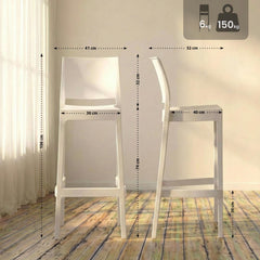 Barhocker Flamur - wei�