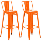 2er Set Barhocker Mason - orange