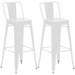 2er Set Barhocker Mason - weiß
