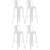 4er Set Barhocker Mason - weiß