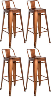 4er Set Barhocker Mason - kupfer