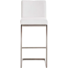 Barhocker Paros Stoff - weiß - InfinityMarket