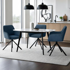 Stuhl Tipton Cord - blau