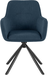 Stuhl Tipton Cord - blau