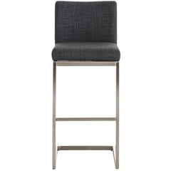 Barhocker Paros Stoff - dunkelgrau - InfinityMarket
