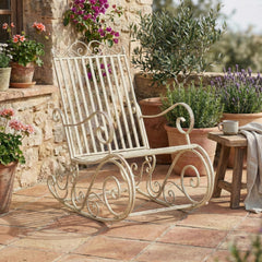 Schaukelstuhl Smilla - antik-creme