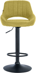Barhocker Milet Stoff schwarz - gr�n