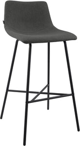 Barhocker Altona Stoff - dunkelgrau