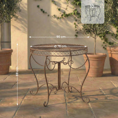 Tisch Sheela - antik braun