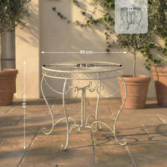 Tisch Sheela - antik-creme
