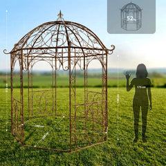 Pavillon Leila - antik braun