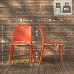 Stuhl Meton - orange