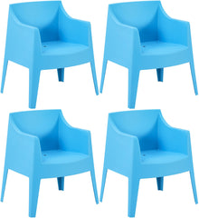 4er Set Stühle Bartal - blau