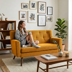 Sofa Kioni Cord - orange