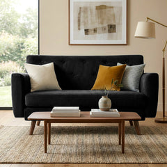 Sofa Kioni Cord - schwarz