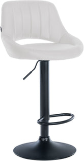 Barhocker Milet Kunstleder schwarz - wei�