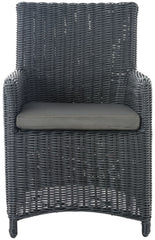 6er Set Stuhl Fontana / Sankt Marlo Anthrazit 5mm - schwarz