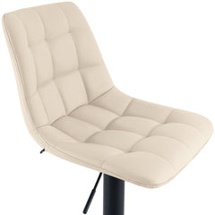 2er Set Barhocker Mapun Kunstleder - creme