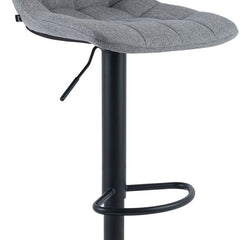 2er Set Barhocker Mapun Stoff - grau