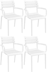 4er Set Stühle Paris - weiß