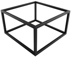 Tischgestell Metall 80x80x42 cm - schwarz