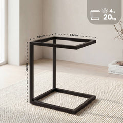 Tischgestell Metall 35x45x57,50 cm - schwarz