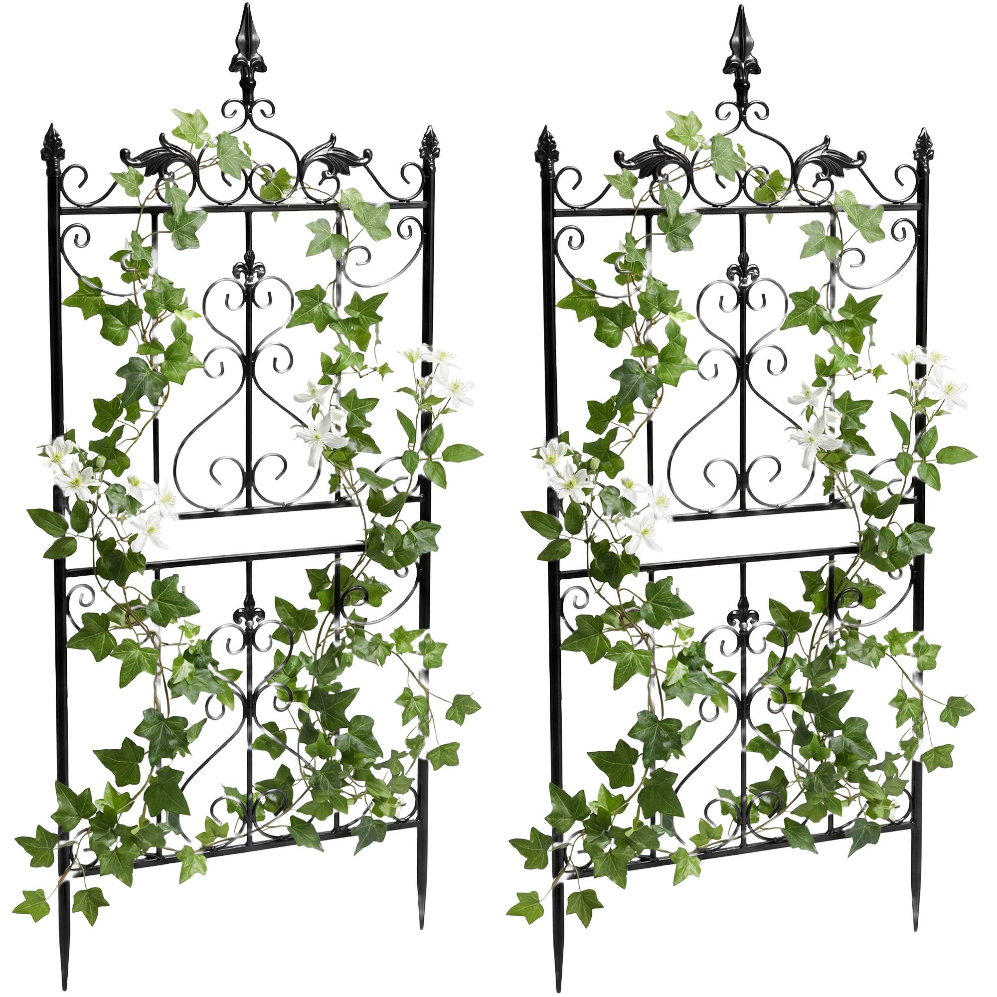 2er Set Rankgitter Myrte - anthrazit by Dropshipping-Europe – Rosenb�gen