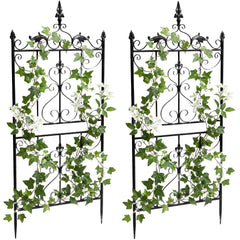 2er Set Rankgitter Myrte - anthrazit by Dropshipping-Europe – Rosenb�gen